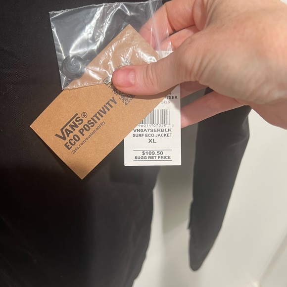 Vans Surf Eco Jacket Black XL NWT - Picture 6 of 6